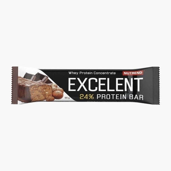 Baton proteic Excelent Bar, aromă de ciocolată și nuci, 85g