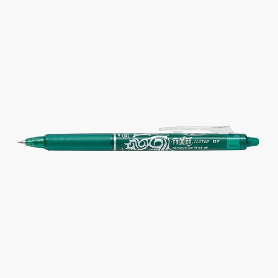 Roller Frixion Clicker Pilot 0.7 mm vârf mediu, Verde