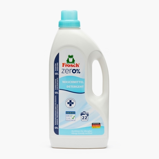 Detergent de rufe eco, hipoalergenic, Sensitive Zero%, 22 spălări, 1.5l