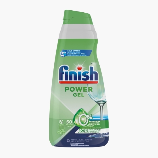 Detergent de vase gel pentru mașina de spălat vase Power Gel, 45 spălări, 0.9l