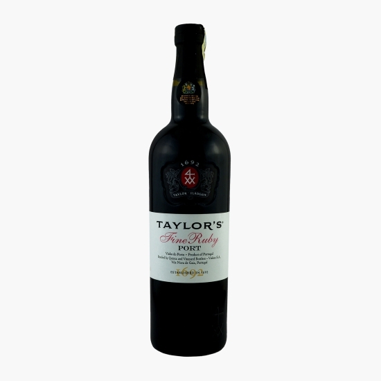 Vin roșu dulce fortificat, Fine Ruby Port, 20%, 0.75l 