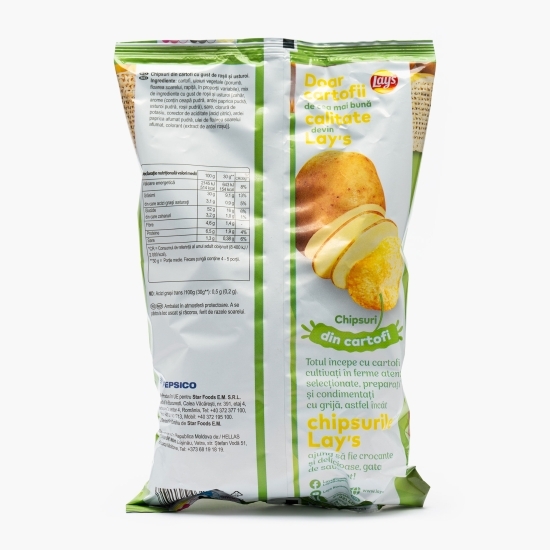 Chipsuri din cartofi cu roșii și usturoi 125g