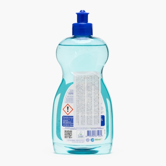 Detergent lichid pentru vase, 0% parfum, 0% coloranți, 0.5l