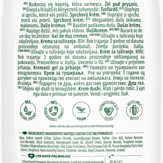 Gel de duș Naturals Olive & Milk 0.5l