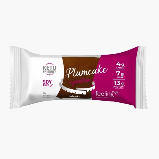 Mini chec proteic cu cacao, low carb, fără zahăr, 45g