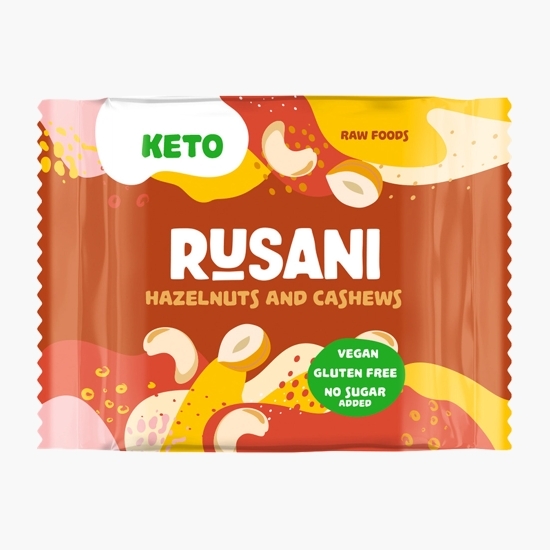 Biscuite vegan cu alune și caju, fără zahăr adăugat 40g