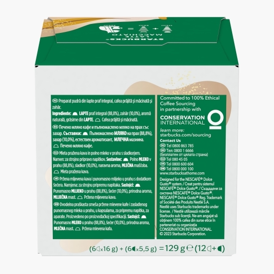 Capsule cafea, Latte Macchiato, 6 băuturi, 129g