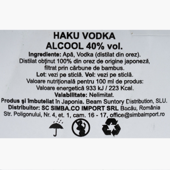 Vodcă 40% 0.7l