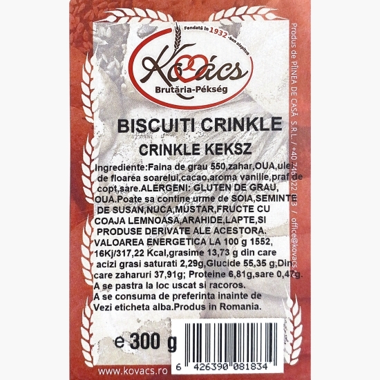 Biscuiți Crinkle 300g