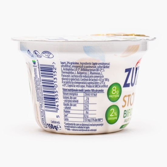 Iaurt natural 2% grăsime Bifidus 150g