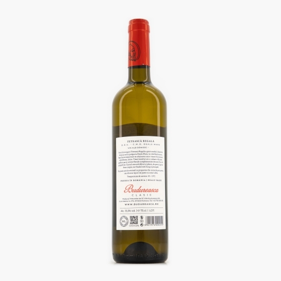 Vin alb demisec Fetească Regală, 13.5%, 0.75l