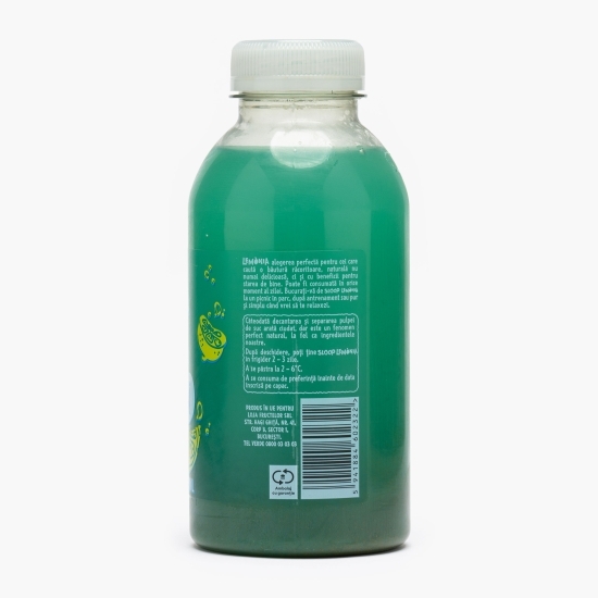 Limonadă cu mentă, lime și spirulină albastră 400ml