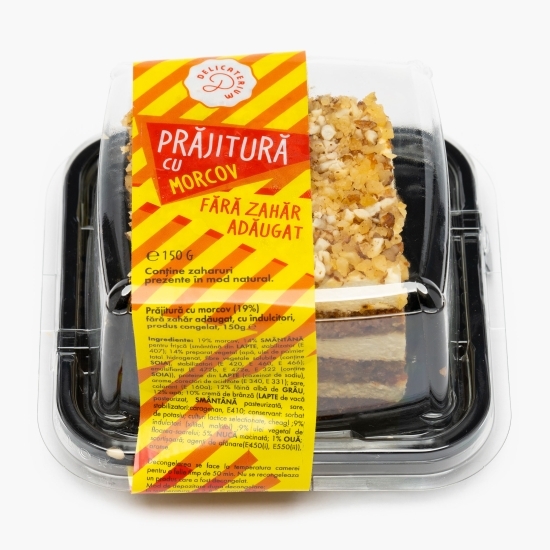 Prăjitură cu morcov fără zahăr adăugat, 150g