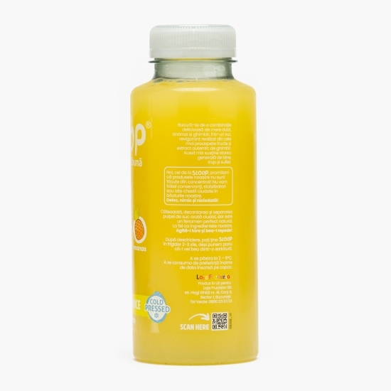 Suc presat la rece din mere, ananas și ghimbir Fresh Juice Ginger Mix 330ml