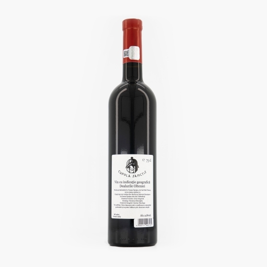 Vin roșu sec Merlot și Cabernet Sauvignon, Sfântul Nicolae, 14%, 0.75l