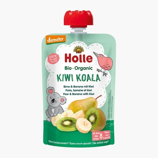 Piure eco de pere, banane și kiwi pentru copii, +8 luni, 100g