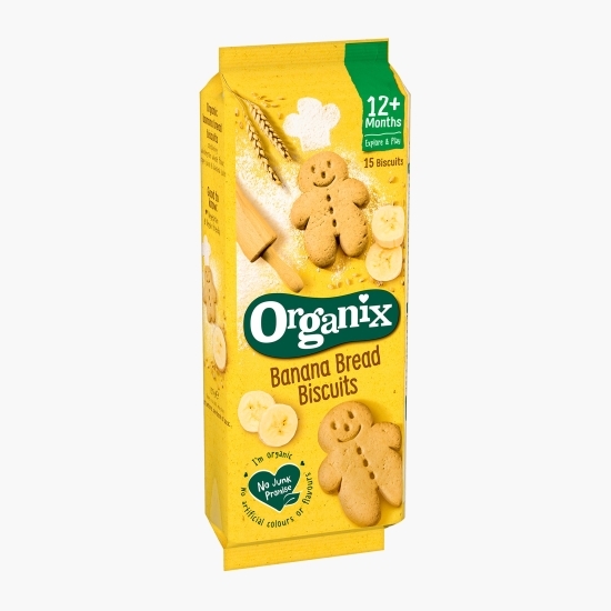 Biscuiți eco cu banană 135g, 12 luni