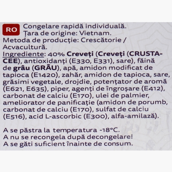 Creveți Torpedo pane 500g