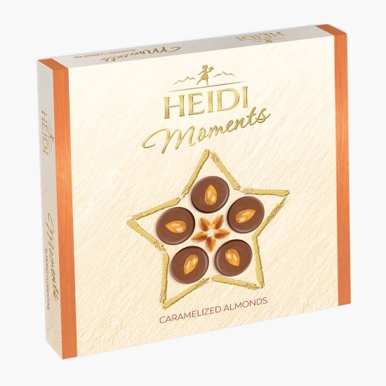 Praline din ciocolată lapte cu migdale întregi caramelizate 142g