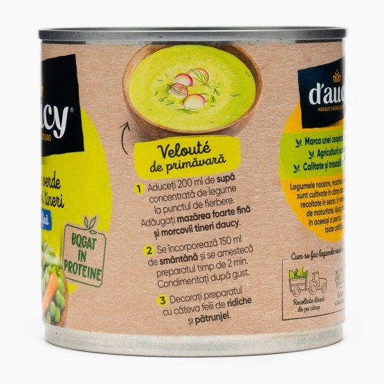 Mazăre verde cu baby morcovi 400g