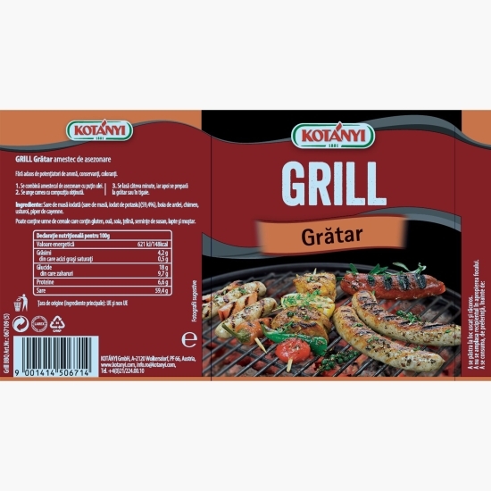 Amestec de asezonare pentru grătar 80g