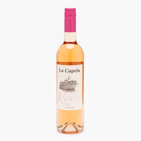 Vin rose demisec eco La Capela Cuvée Selection, 12%, 0.75l