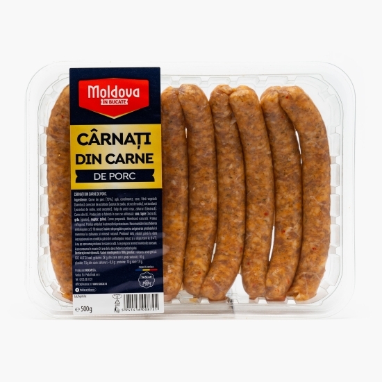 Cârnați din carne de porc 500g