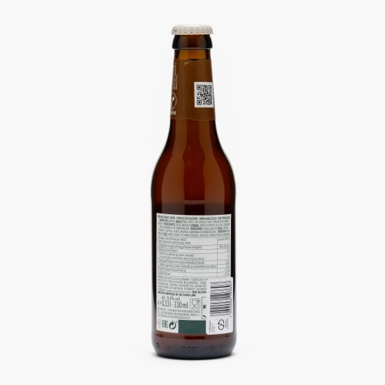 Bere blondă premium nefiltrată fără alcool sticlă 0.33l