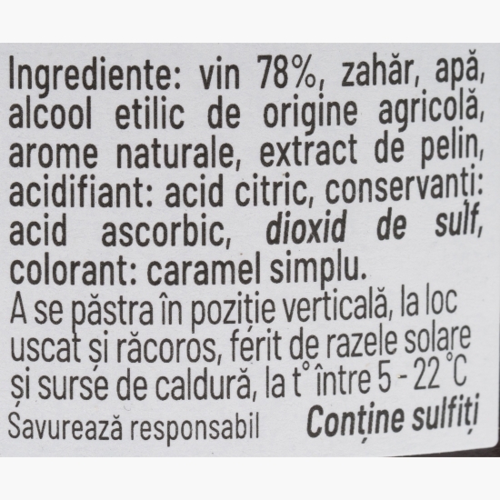 Vermut Rosso 16%, 0.75l