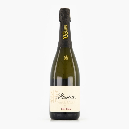 Vin spumant alb extra sec Rustico Prosecco, 11%, 0.75l