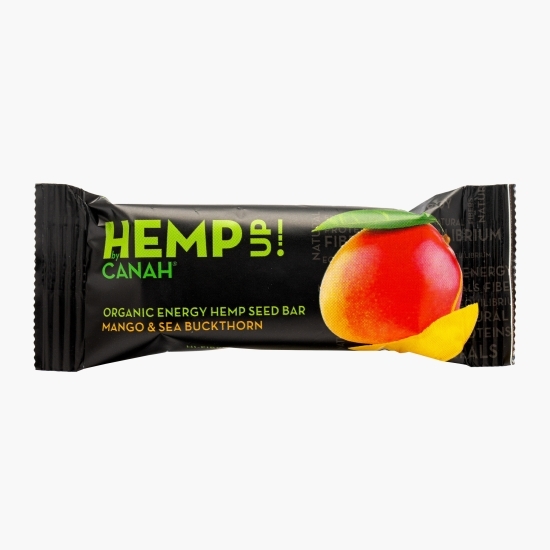 Baton eco din semințe de cânepă, mango și cătină Hemp Up 48g