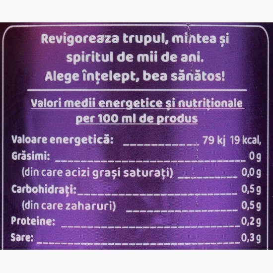 Băutură răcoritoare din kombucha cu aromă de coacăze 330ml