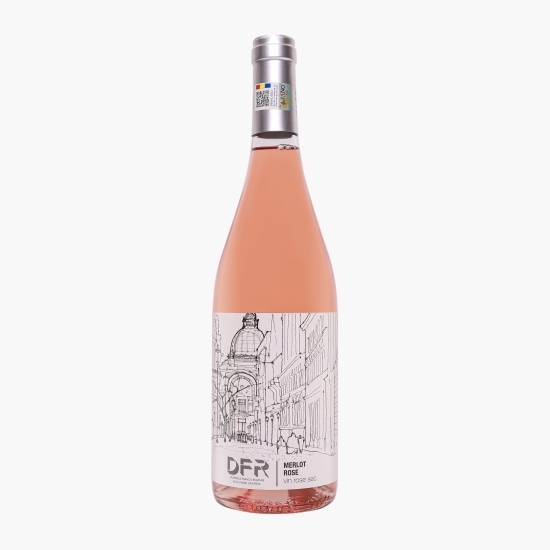 Vin rose sec Merlot, 14.5%, 0.75l