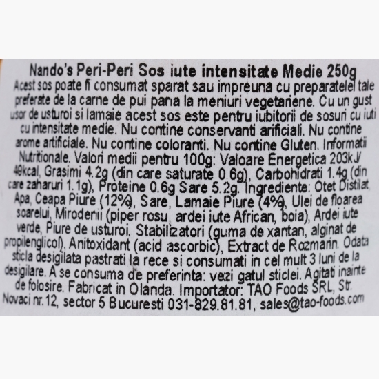 Sos Peri-Peri mediu 250g