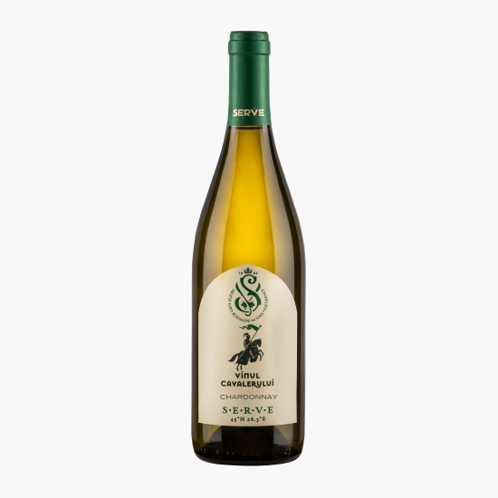 Vin alb sec Chardonnay, 12.5%, 0.75l