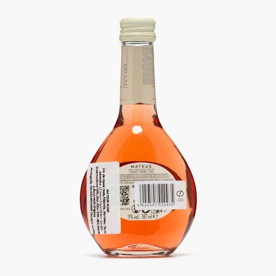 Vin petiant rose demisec, 11%, 0.187l