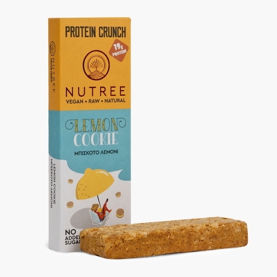 Baton proteic Raw Vegan Lemon Cookie fără zahăr adăugat 60g