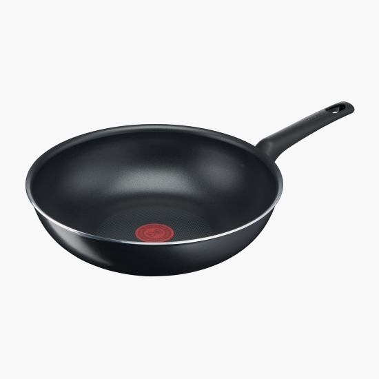 Tigaie Wok Simple Cook, 28cm, Thermo-Signal, înveliș antiaderent din titan