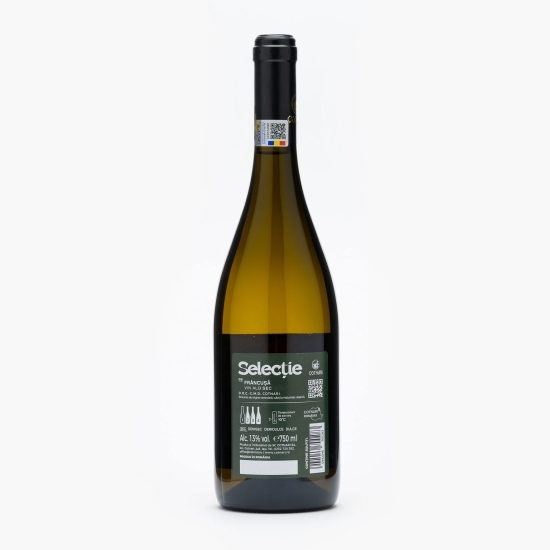 Vin alb sec Frâncușă selecție, 13%, 0.75l