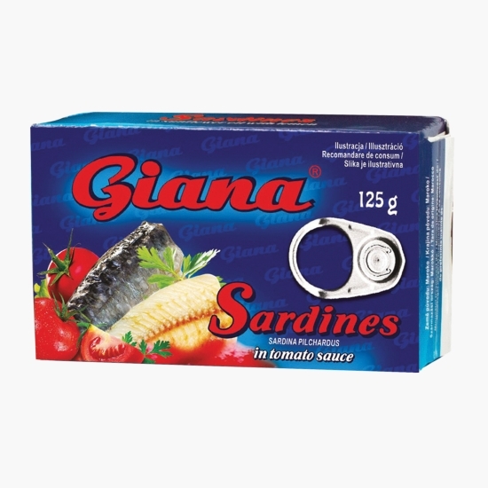 Sardine în sos tomat 125g