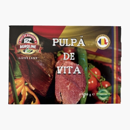 Pulpă de vită gătită lent 650g