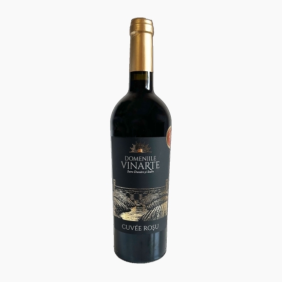 Vin roșu sec Cabernet Sauvignon & Fetească Neagră, 13%, 0.75l