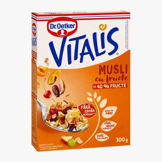 Musli Vitalis cu 40% fructe, 300g