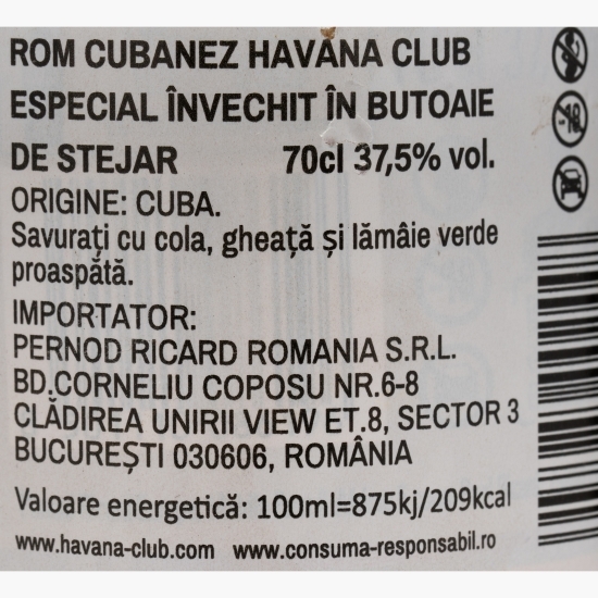 Rom Cubanez Especial 37.5% alc. 0.7l