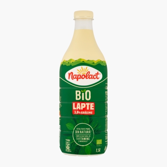 Lapte eco 3.8% grăsime, 1.5l