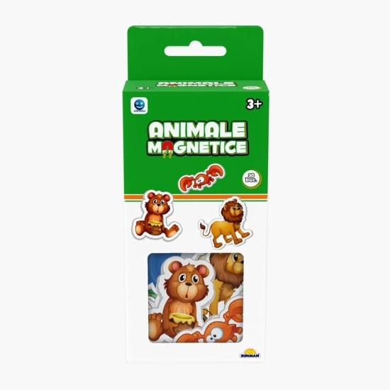 Joc educativ Animale magnetice, 30 piese, 3+ ani