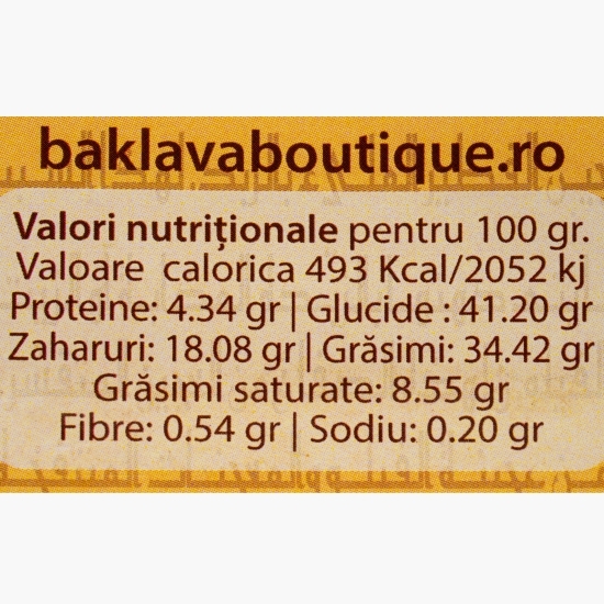 Baklava Tradițională cu fistic și ciocolată 250g