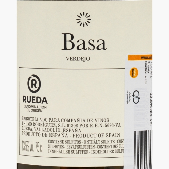 Vin alb sec Verdejo, Viura, 13.9%, 0.75l