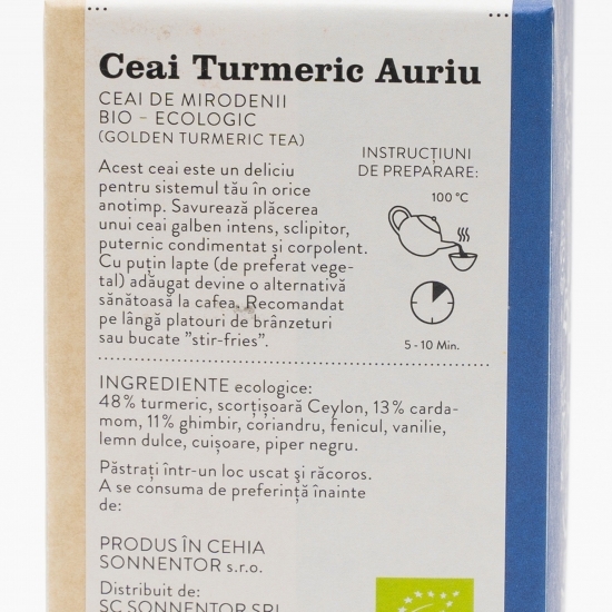 Ceai turmeric auriu eco 18 plicuri