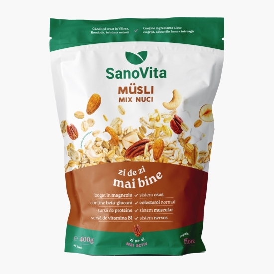 Musli cu mix de nuci 400g